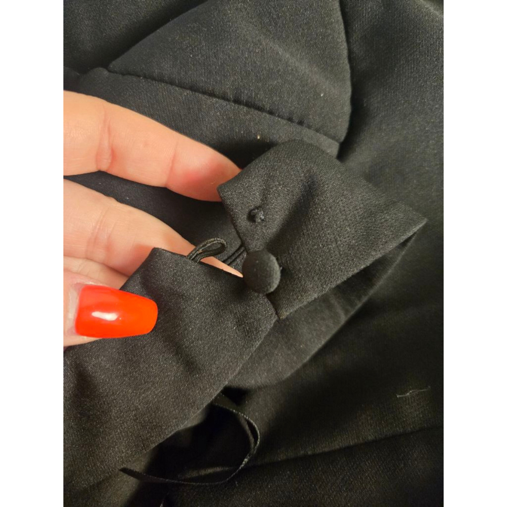 Women's BARIANO Black Halter Neck Maxi Dress L - Picture 15 of 16